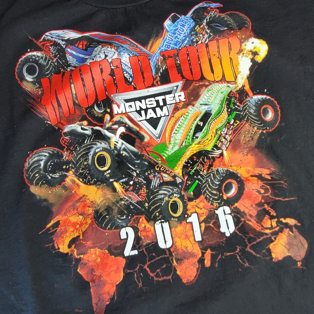 2016 Monster Jam World Tour Shirt sz XXL